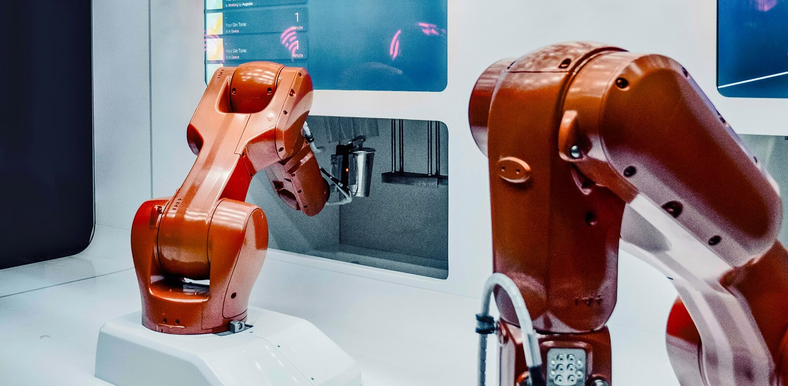 Robots working
